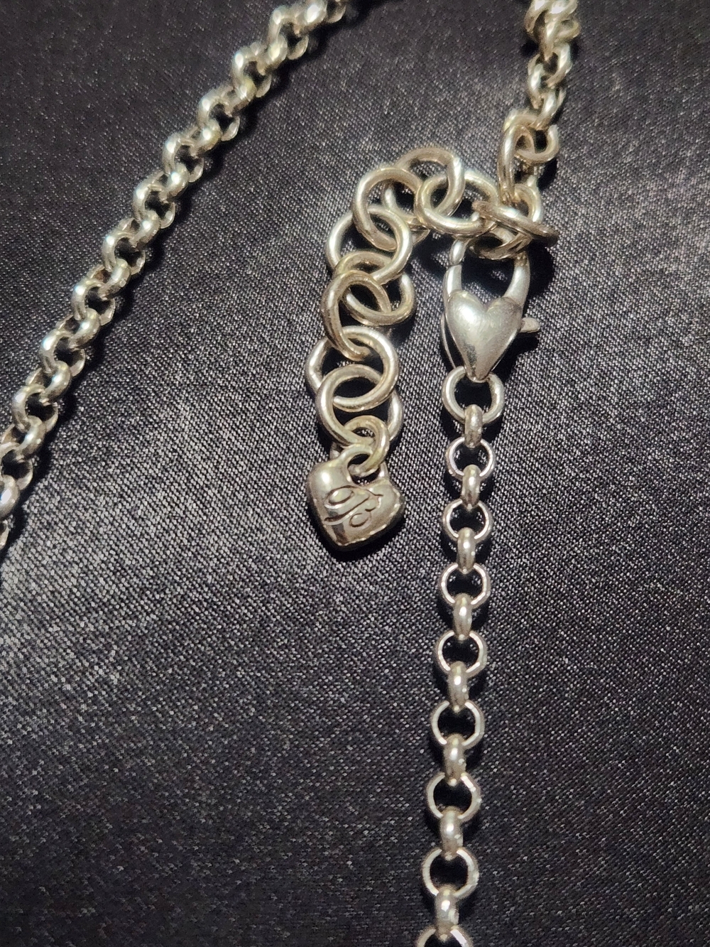 ​Brighton Retired Silver-Tone "Music Soothes the Soul" Double Charm Necklace - Picture 2 of 5